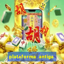 plataforma antiga de jogos